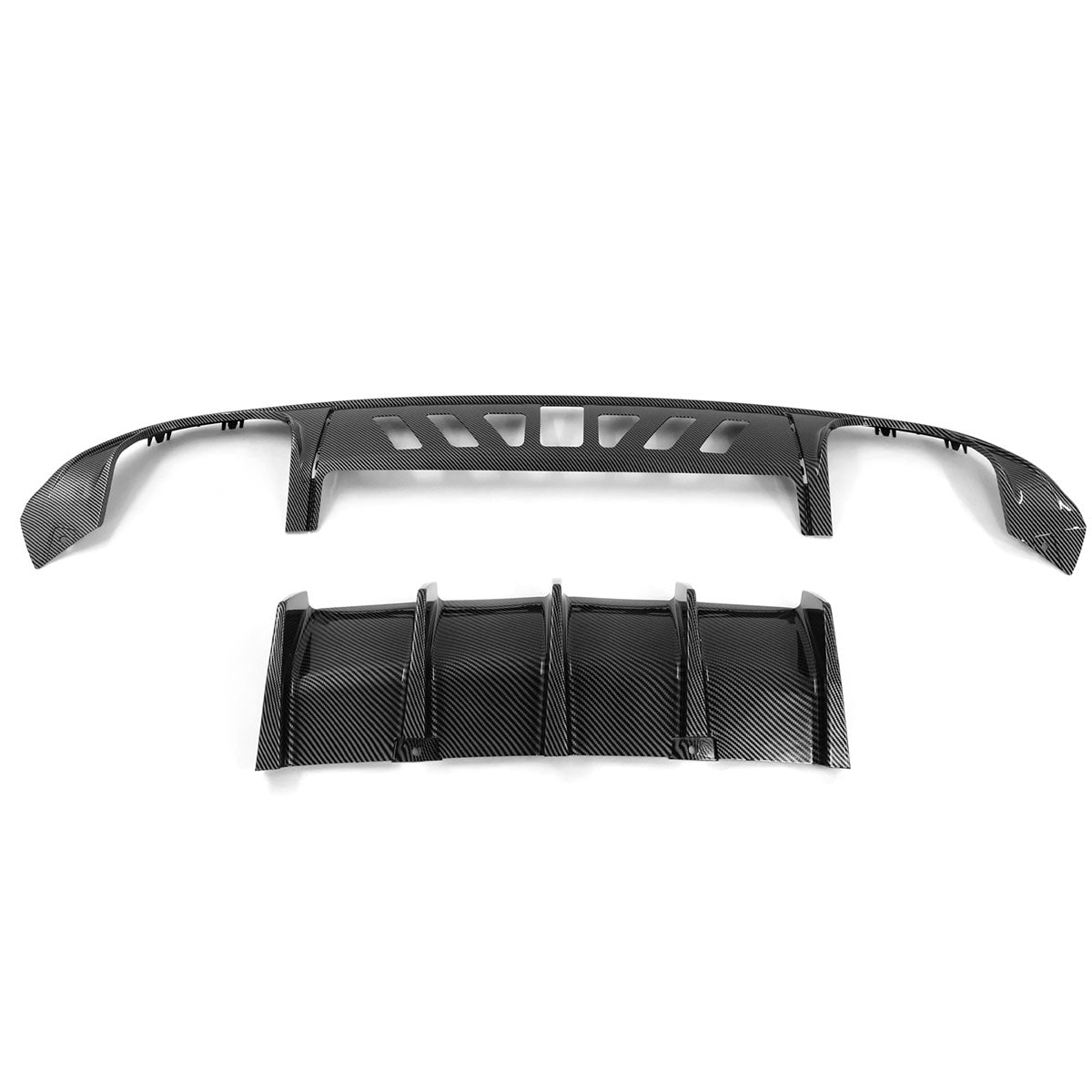 2015-2023 Dodge Charger Quad Exhaust Rear Bumper Diffuser 2PCS