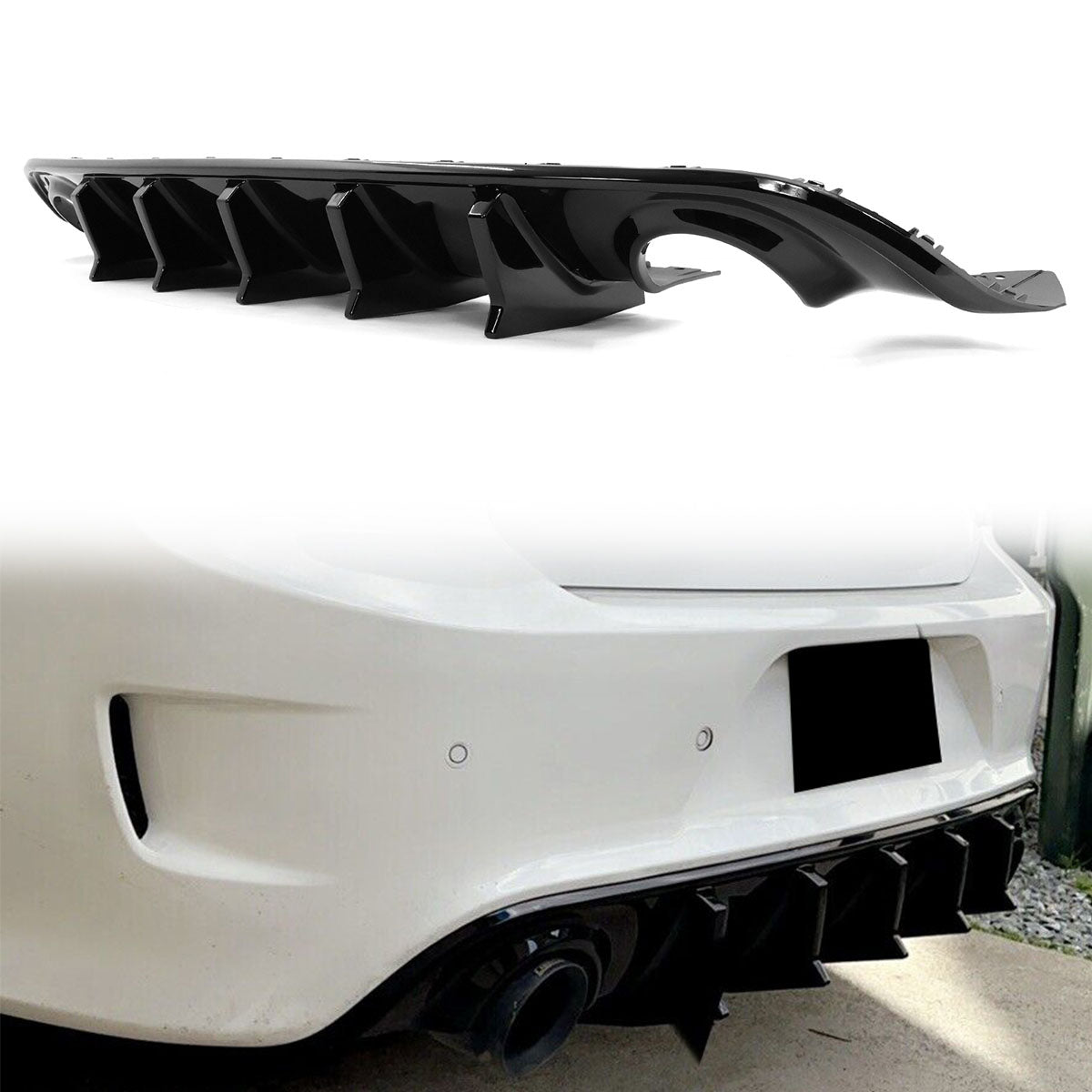 2015-2023 Dodge Charger Rear Bumper Diffuser PP 2PCS