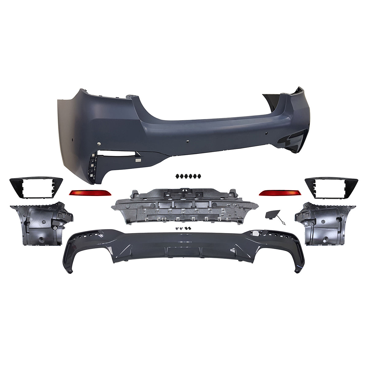 2021-2023 BMW G30 M Sport Front Rear Bumper Diffuser Lip Side Skirt
