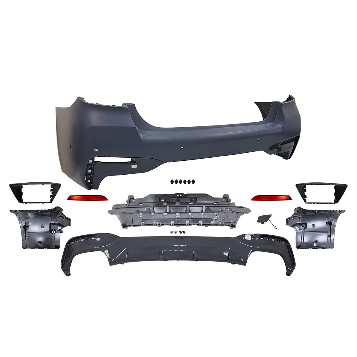 2021-2023 BMW G30 M Tech Front Rear Bumper Diffuser Lip Side Skirt