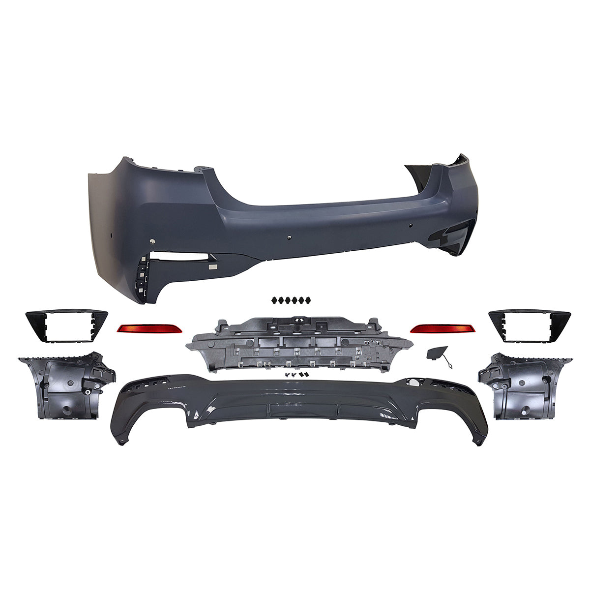 2021-2023 BMW G30 M Sport Front Rear Bumper Diffuser Lip Side Skirt