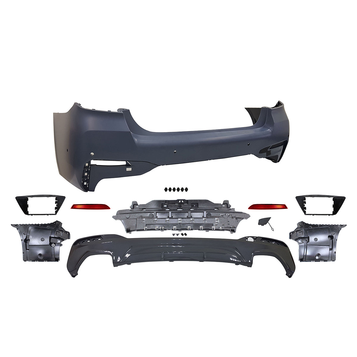 2021-2023 BMW G30 M Sport Front Rear Bumper Diffuser Lip Side Skirt
