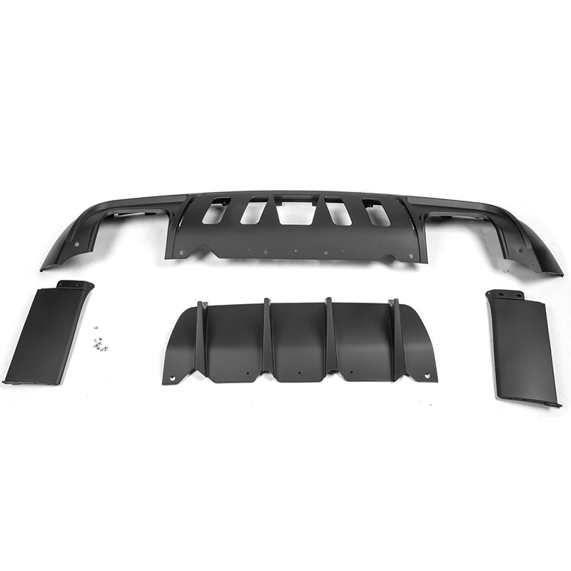 2008-2014 Dodge Challenger 2015+ SRT Hellcat Rear Bumper + V3 Diffuser