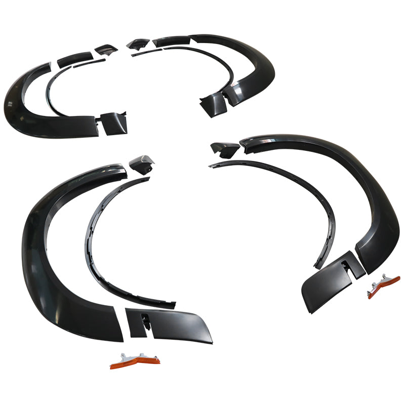 2008-2014 Challenger Front+Rear Bumper Cover+Fender Flares+V3 Diffuser
