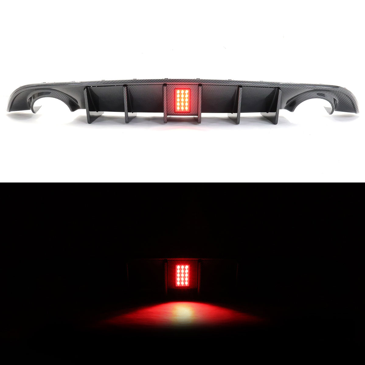 2015-2023 Dodge Charger Rear Bumper Diffuser PP 2PCS