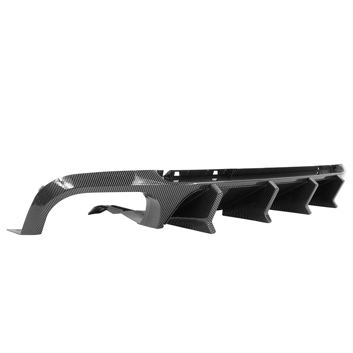 2013-2014 Ford Mustang GT500 Rear Diffuser Lip + Fin PP