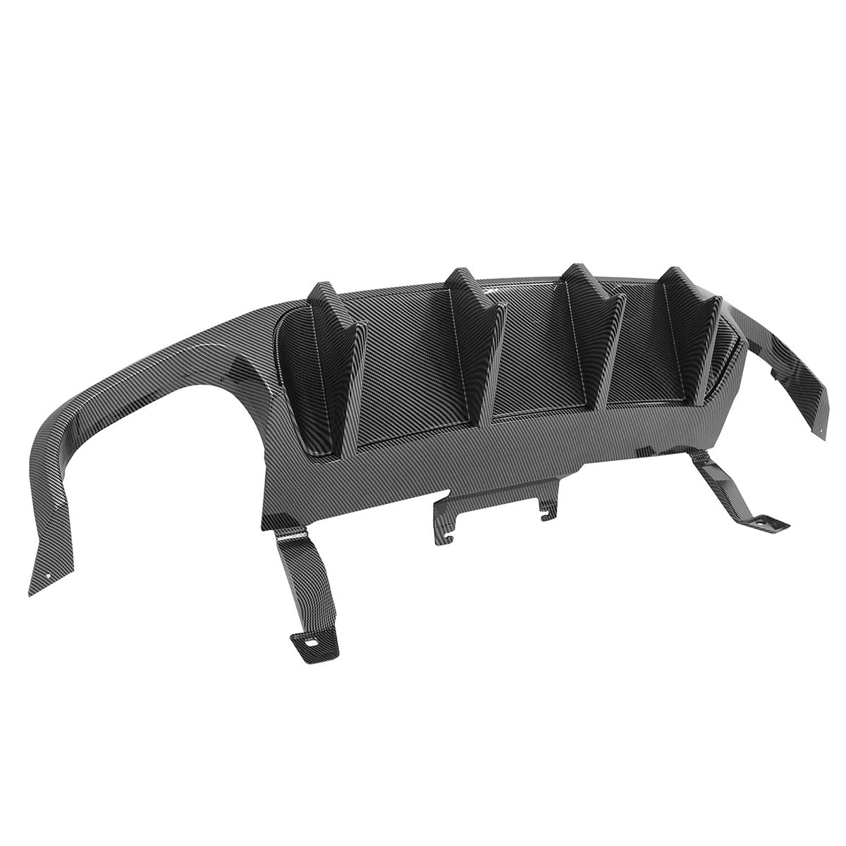 2013-2014 Ford Mustang GT500 Rear Diffuser Lip + Fin PP