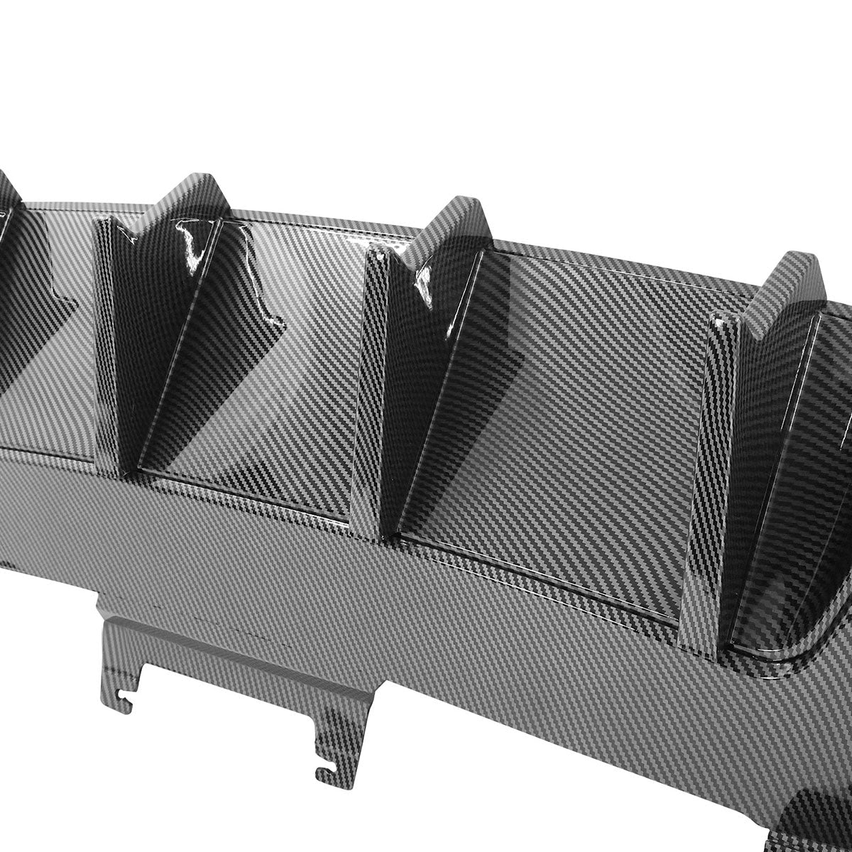 2013-2014 Ford Mustang GT500 Rear Diffuser Lip + Fin PP