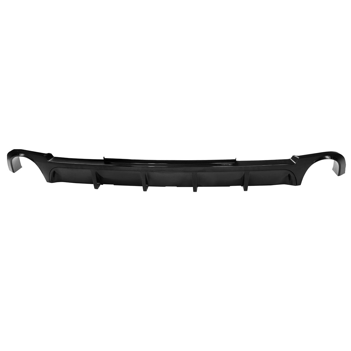 2013-2014 Ford Mustang V6 GT Carbon Fiber Print Rear Bumper Lip V2 PP