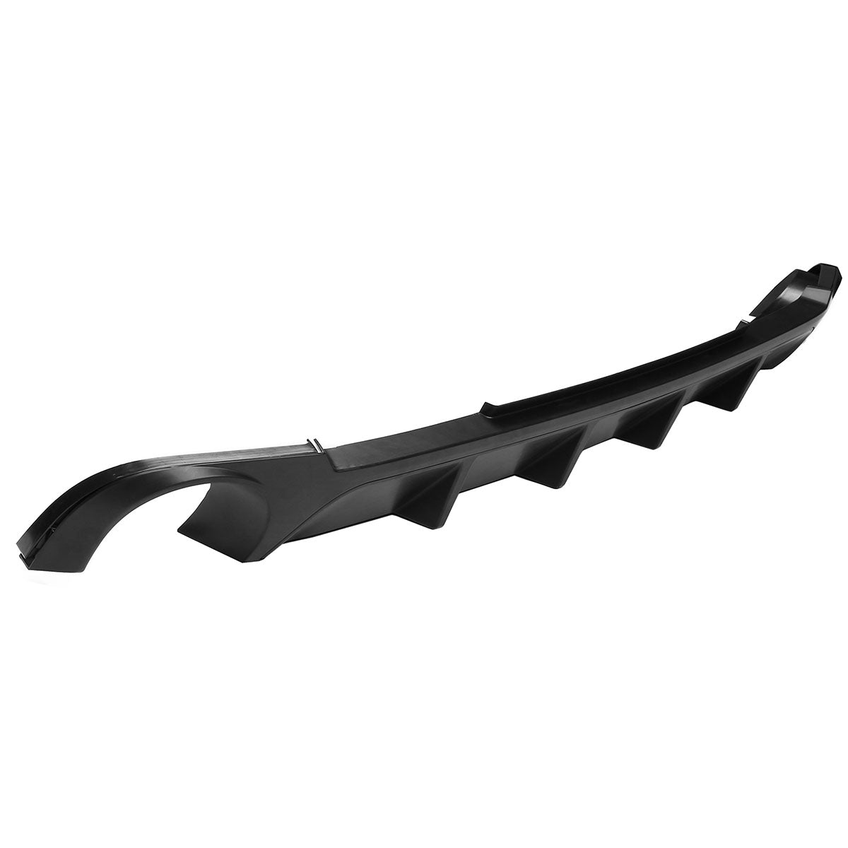 2013-2014 Ford Mustang V6 GT Carbon Fiber Print Rear Bumper Lip V2 PP