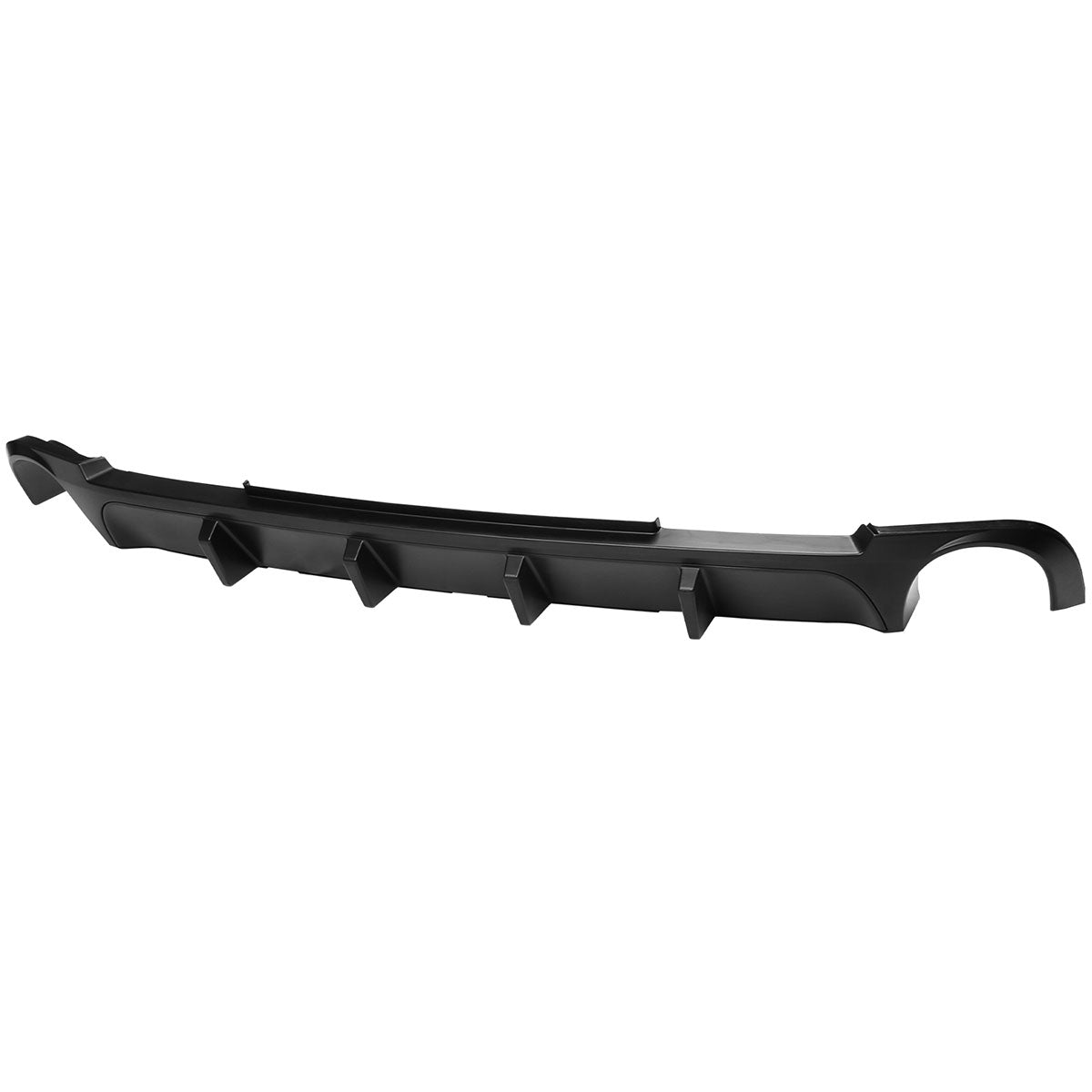 2013-2014 Ford Mustang V6 GT Carbon Fiber Print Rear Bumper Lip V2 PP