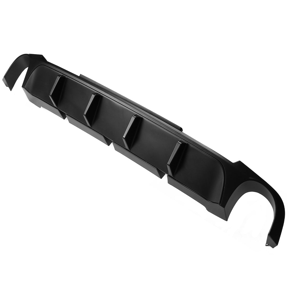 2013-2014 Ford Mustang V6 GT Carbon Fiber Print Rear Bumper Lip V2 PP