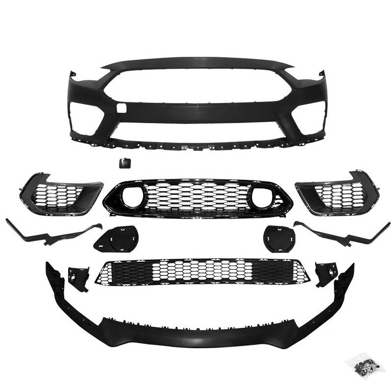 2018-2023 Ford Mustang Mach 1 Style Unpainted Front Bumper Cover PP