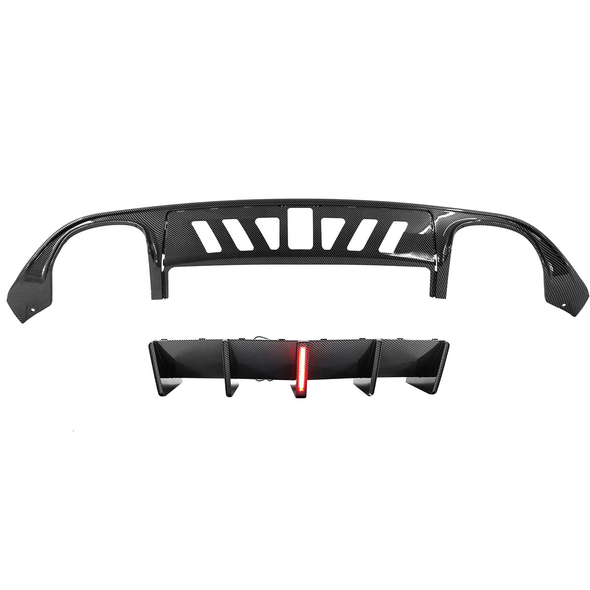 2015-2023 Dodge Charger Quad Exhaust Rear Bumper Diffuser 2PCS