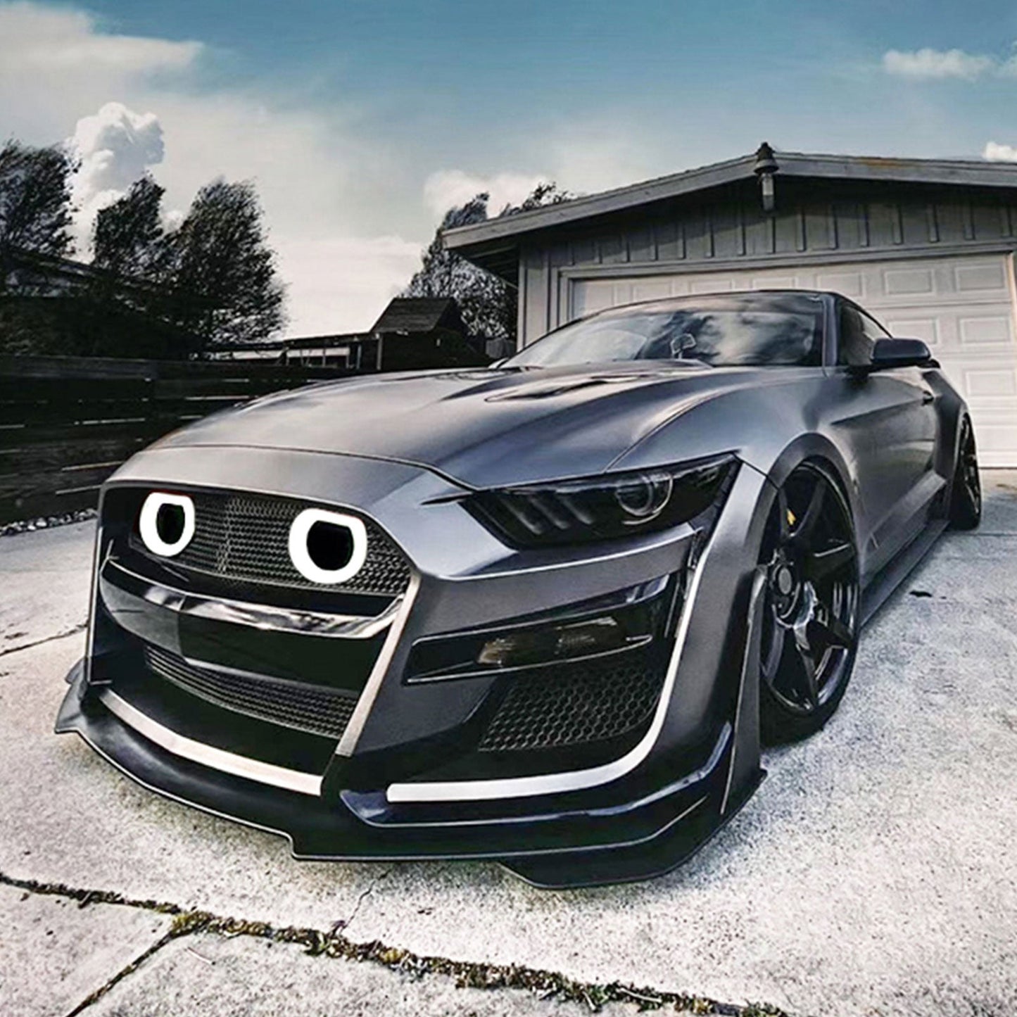 2015-2017 Mustang GT500 Front Bumper Painted