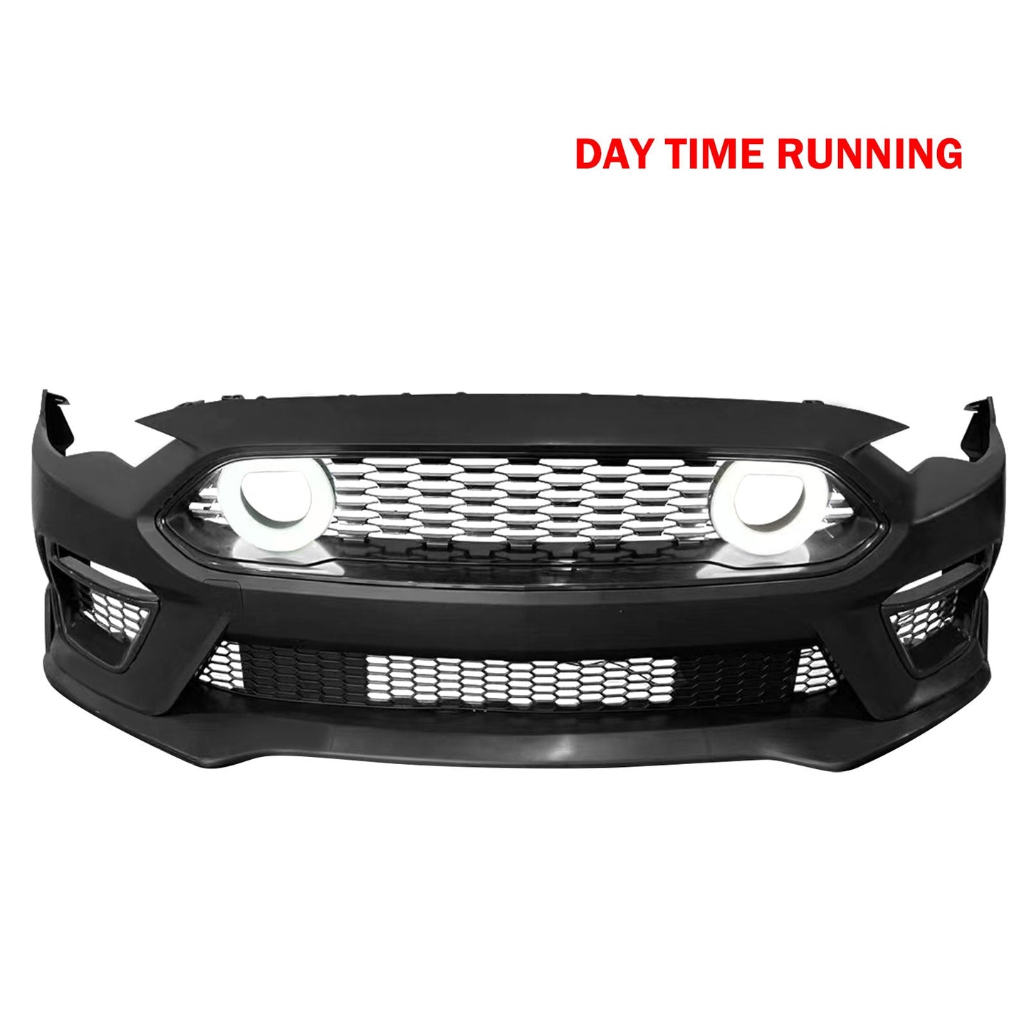 2018-2023 Ford Mustang 2021 Mach-1 Style Front Bumper Cover LED Grille