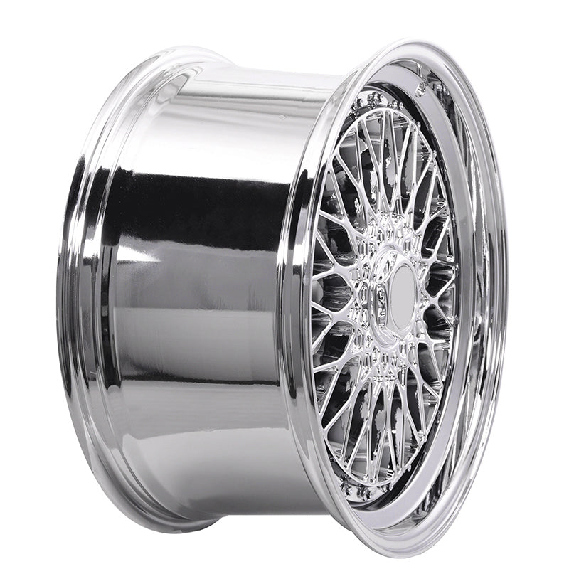 (2) 19X9.5 +40 5X114.3 / 5X120 Step Lip Deep Dish Mesh Wheels Rims