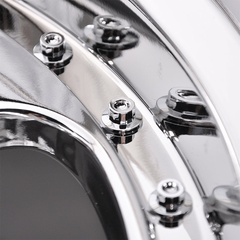 (2) 18X10 +30 5X100 / 5X114.3 Step Lip 5 Spoke Wheels Rim Accessories