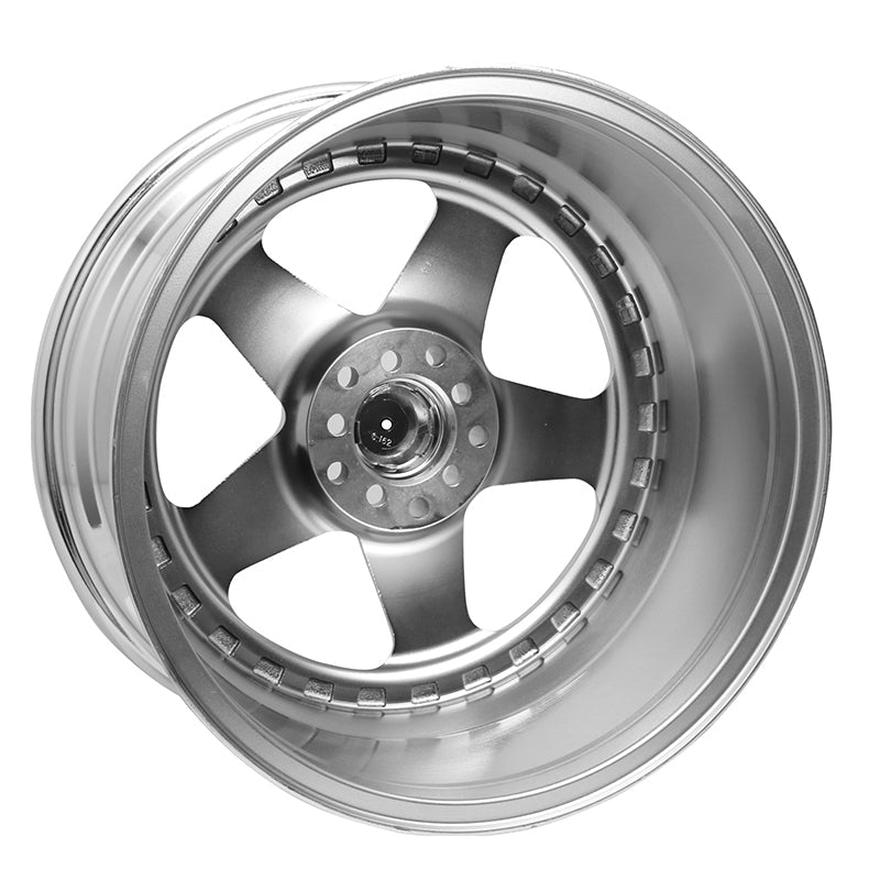 (2) 18X9.0 +30 5X100 / 5X114.3 Step Lip 5 Spoke Wheels Rim Accessories