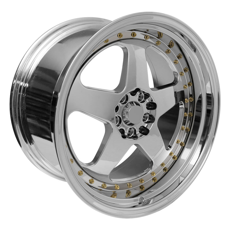 (2) 18X9.0 +30 5X100 / 5X114.3 Step Lip 5 Spoke Wheels Rim Replacement