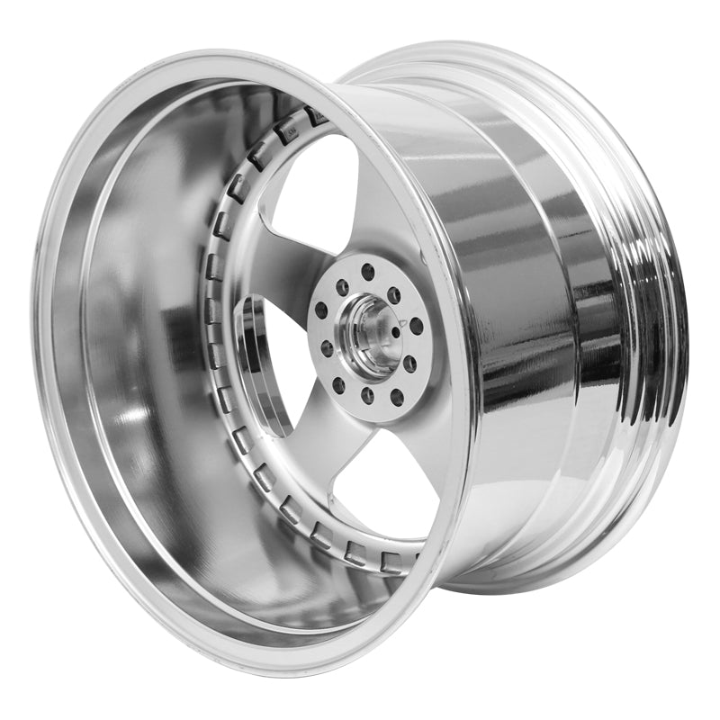 (2) 18X9.0 +30 5X100 / 5X114.3 Step Lip 5 Spoke Wheels Rim Replacement