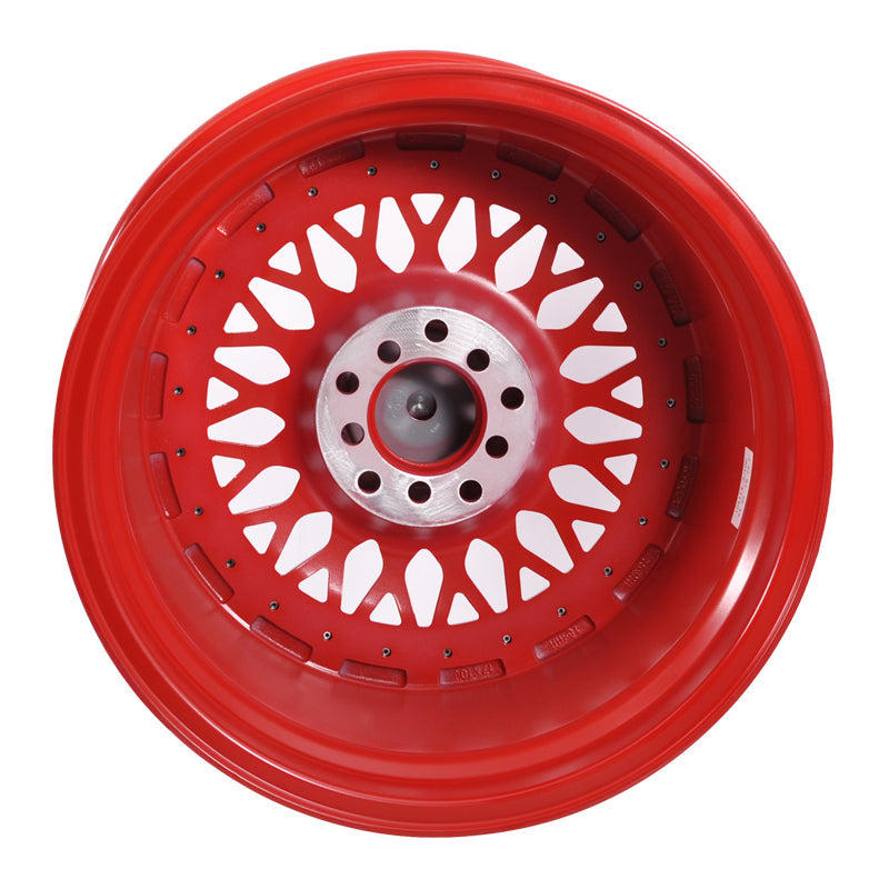 (2) 17X10 +30 5X100 / 5X114.3 Step Lip Deep Dish Mesh Wheels Rims Kit