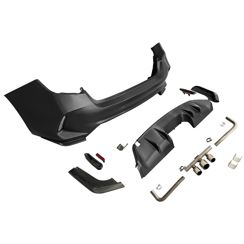 2022-2024 Honda Civic EX Touring Rear Bumper Cover Set + Exhaust Pipe