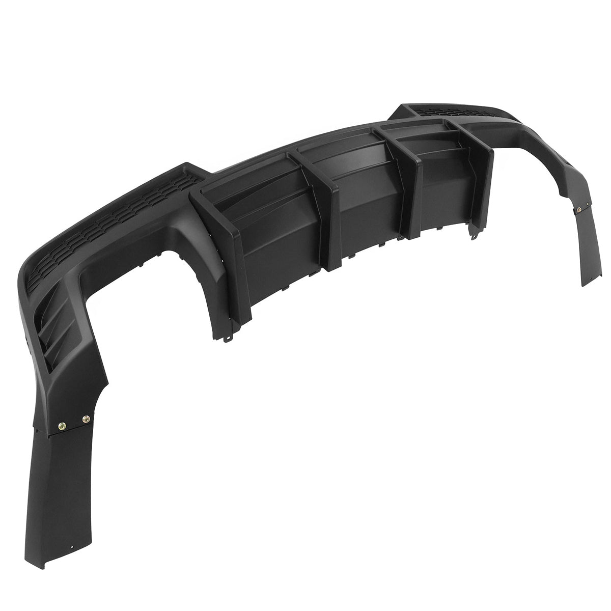 2014-2015 Chevy Camaro Black Rear Diffuser + Quad Exhaust Tips