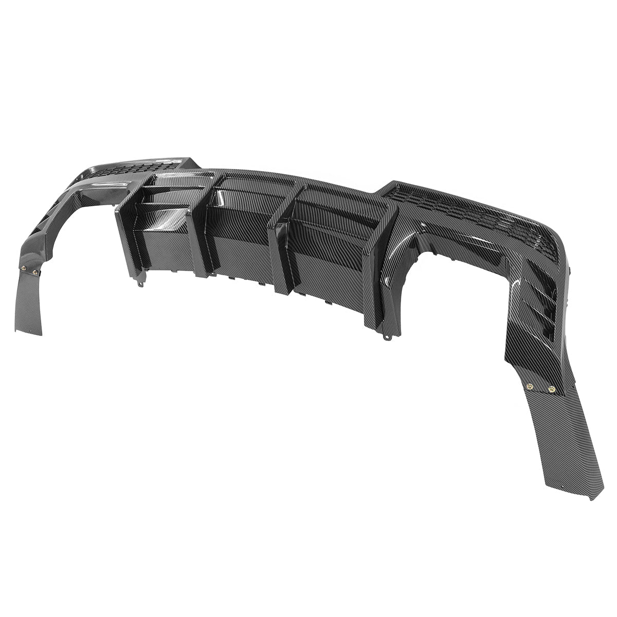 2014-2015 Chevy Camaro Black Rear Diffuser + Quad Exhaust Tips