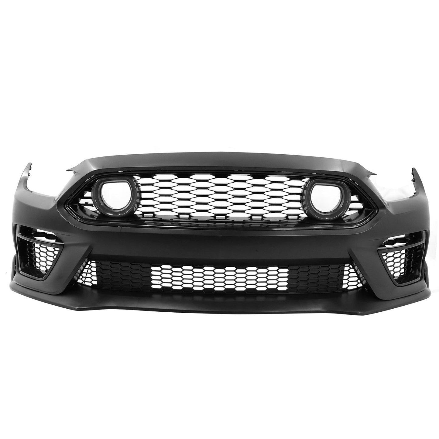 2015-2017 Ford Mustang Front Bumper Cover Lower Upper Grills W/ LED