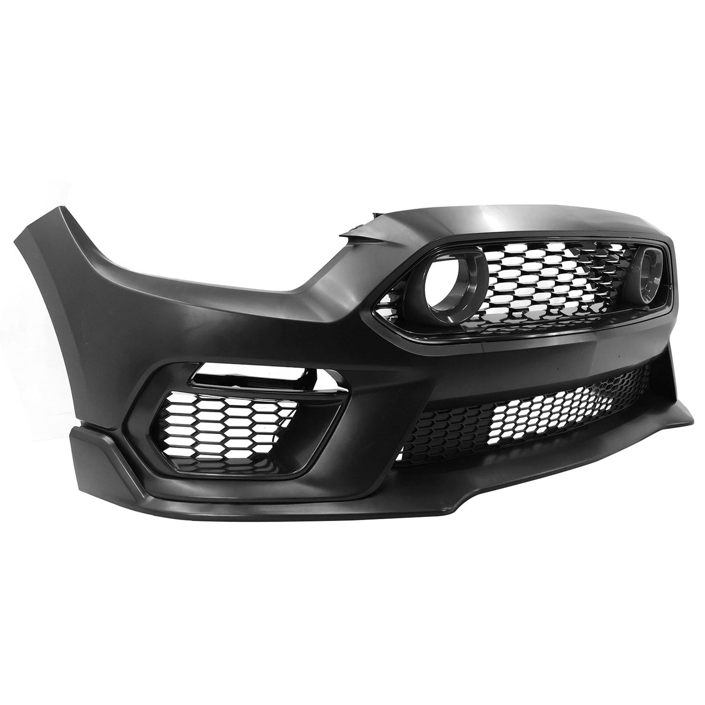 2015-2017 Ford Mustang Front Bumper Cover Lower Upper Grills W/ LED