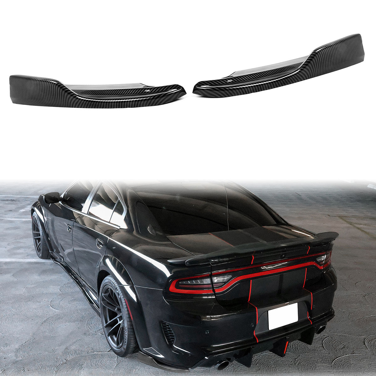 2020-2023 Charger Widebody Rear Diffuser Lip Apron Spat PP