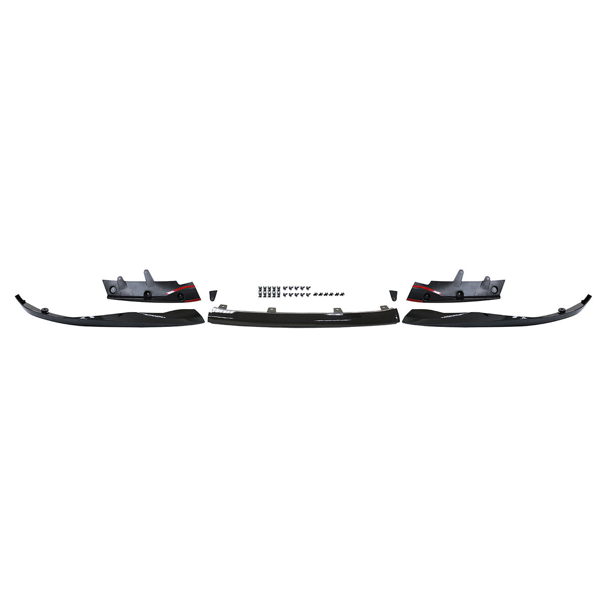 2021-2025 BMW G22 G23 4-Series Gloss Black Front Rear Lip + Side Skirt
