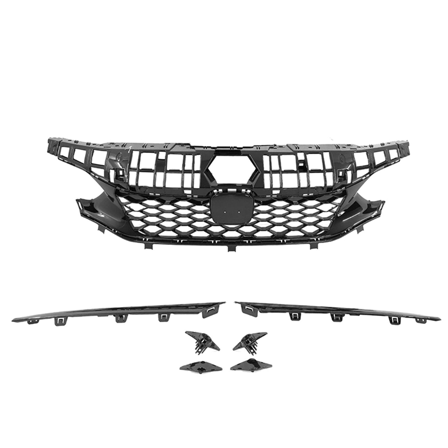 2022-2024 Civic Sedan Type R Style Front Bumper Upper Grill & Trim