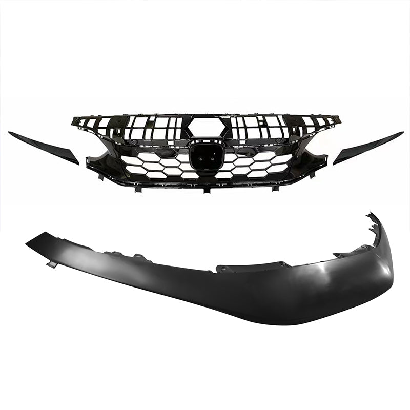 2022-2024 Honda Civic Sedan Si Style Front Bumper Upper Grill & Trim