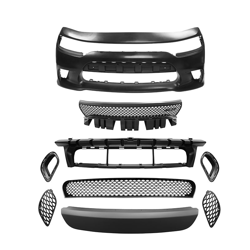 2015-2023 Dodge Charger 15 SRT Hellcat Front Bumper Conversion Kit PP