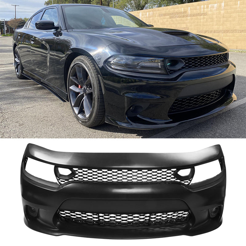 2015-2023 Dodge Charger Front Bumper Replacement 19 SRT Hellcat Style