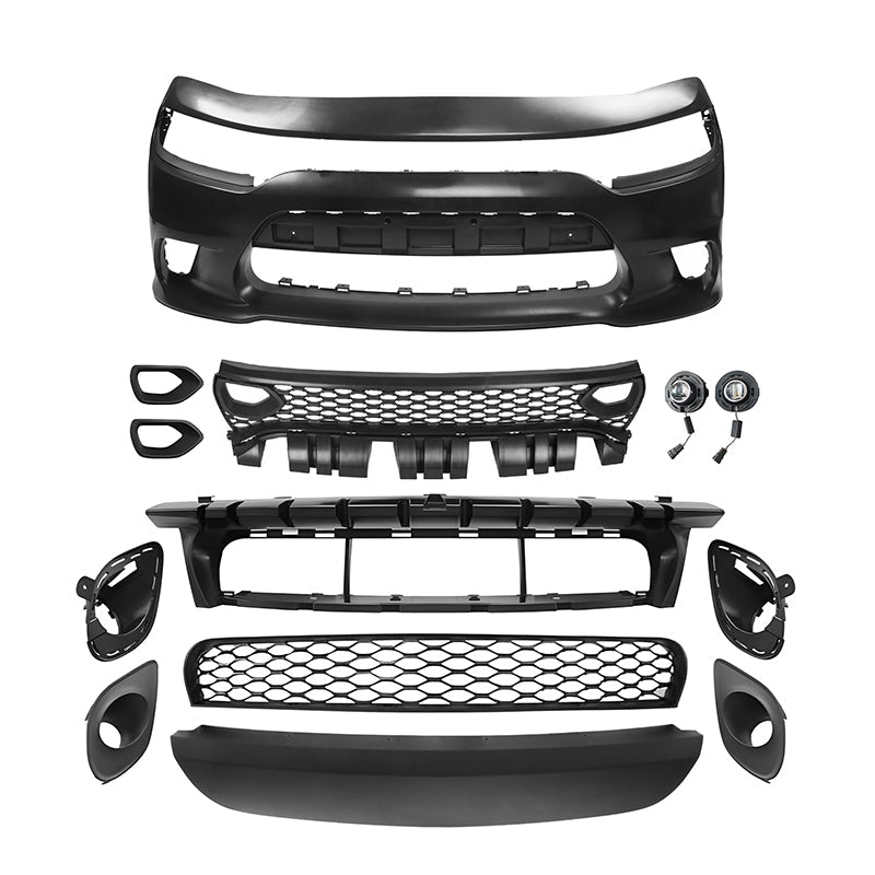 2015-2023 Dodge Charger Front Bumper Replacement 19 SRT Hellcat Style