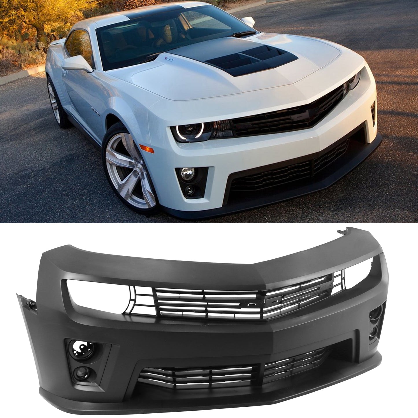 2010-2013 Chevy Camaro ZL1 Style 2DR Front Bumper Cover Replacement PP