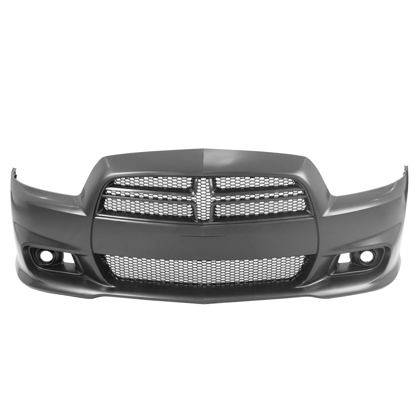 2011-2014 Dodge Charger SRT8 Front Bumper Cover + Grilles Unpainted PP