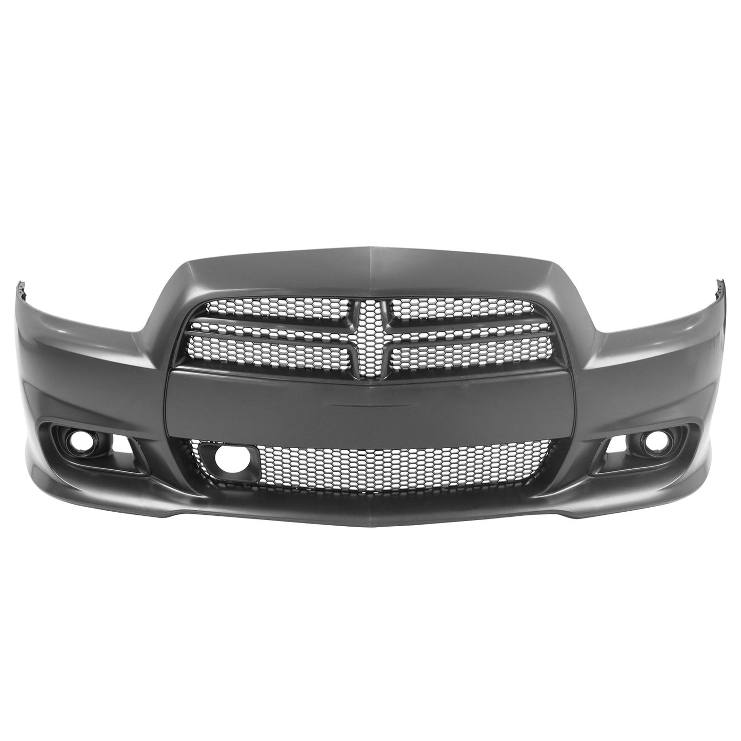 2011-2014 Dodge Charger Front Bumper Conversion Grilles SRT8 Style Bla