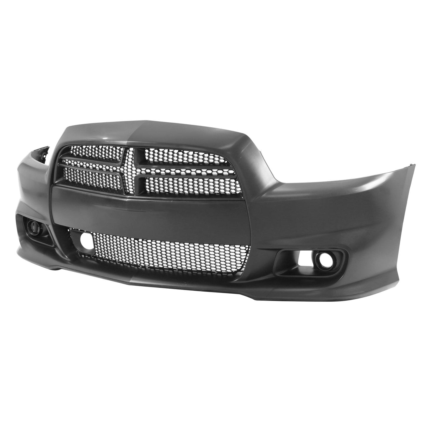 2011-2014 Dodge Charger Front Bumper Conversion Grilles SRT8 Style Bla