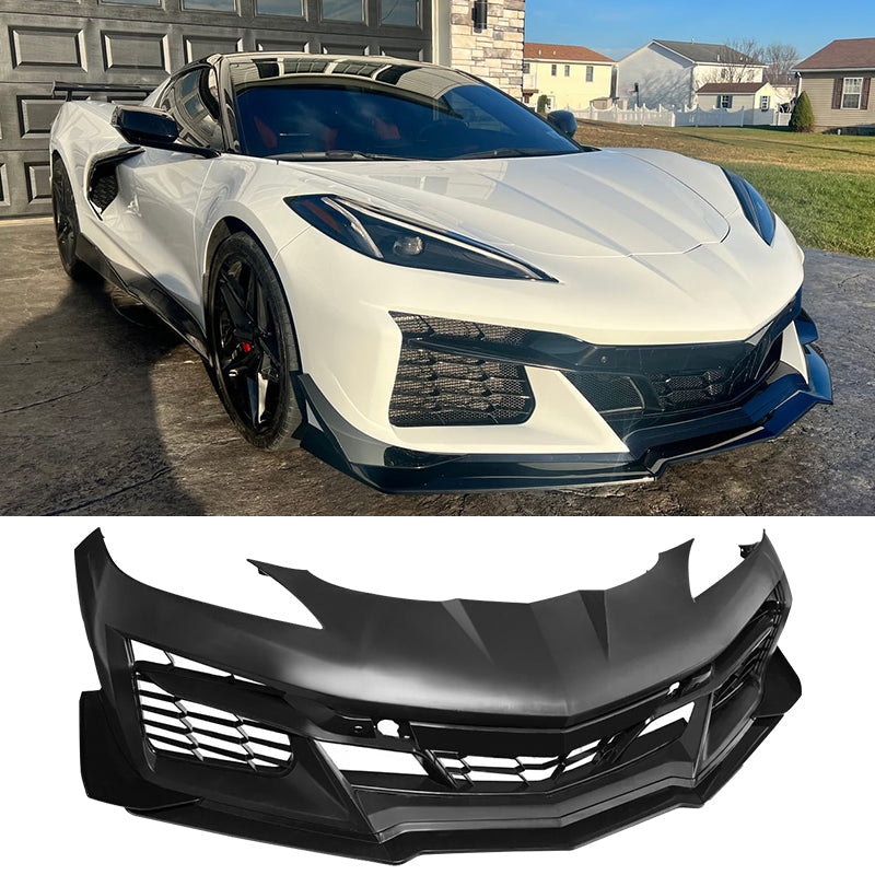 2020-2025 Chevrolet Corvette Z06 Z07 Style Front Bumper Conversion PP