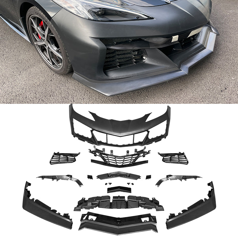 2020-2025 Chevrolet Corvette E-RAY Style Front Bumper Conversion PP