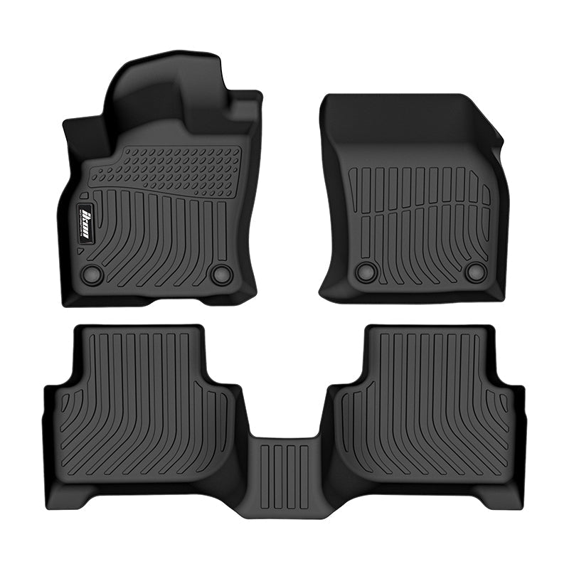 2019-2024 Audi Q3 3D Molded Black All Weather Floor Mats Trunk Mat TPE