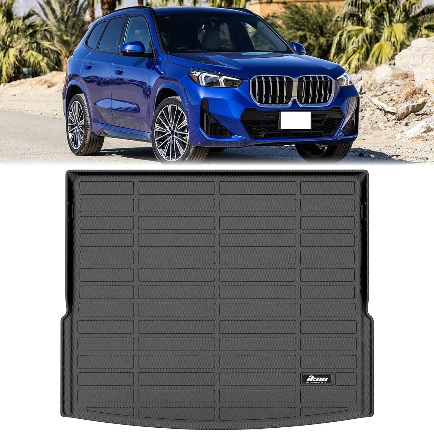 2023-2024 BMW X1 All Weather 3D Black Floor Mats Carpet Trunk Mat TPE