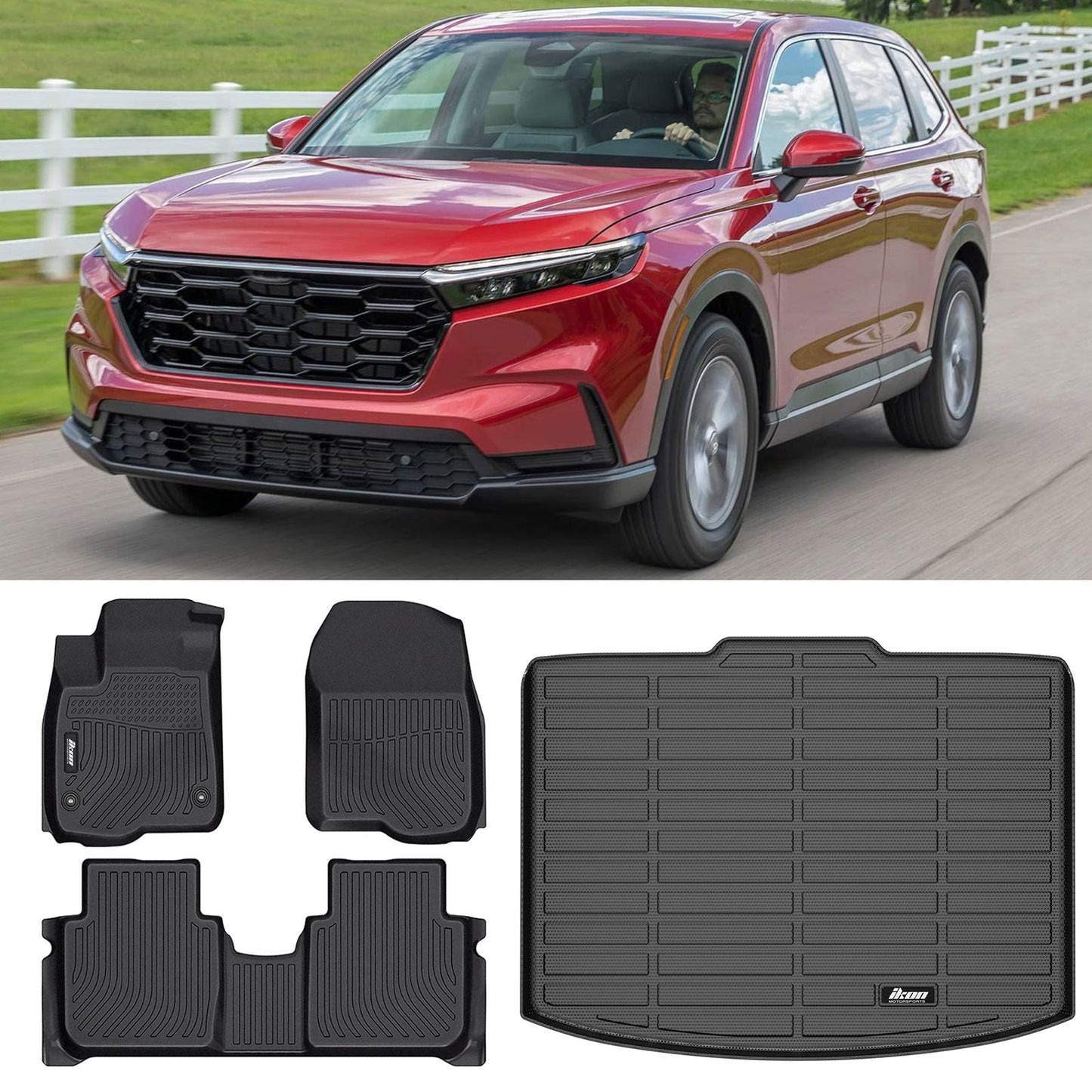Car Floor Mat for 2023-2025 Honda CR-V All Weather Rear Liner TPE