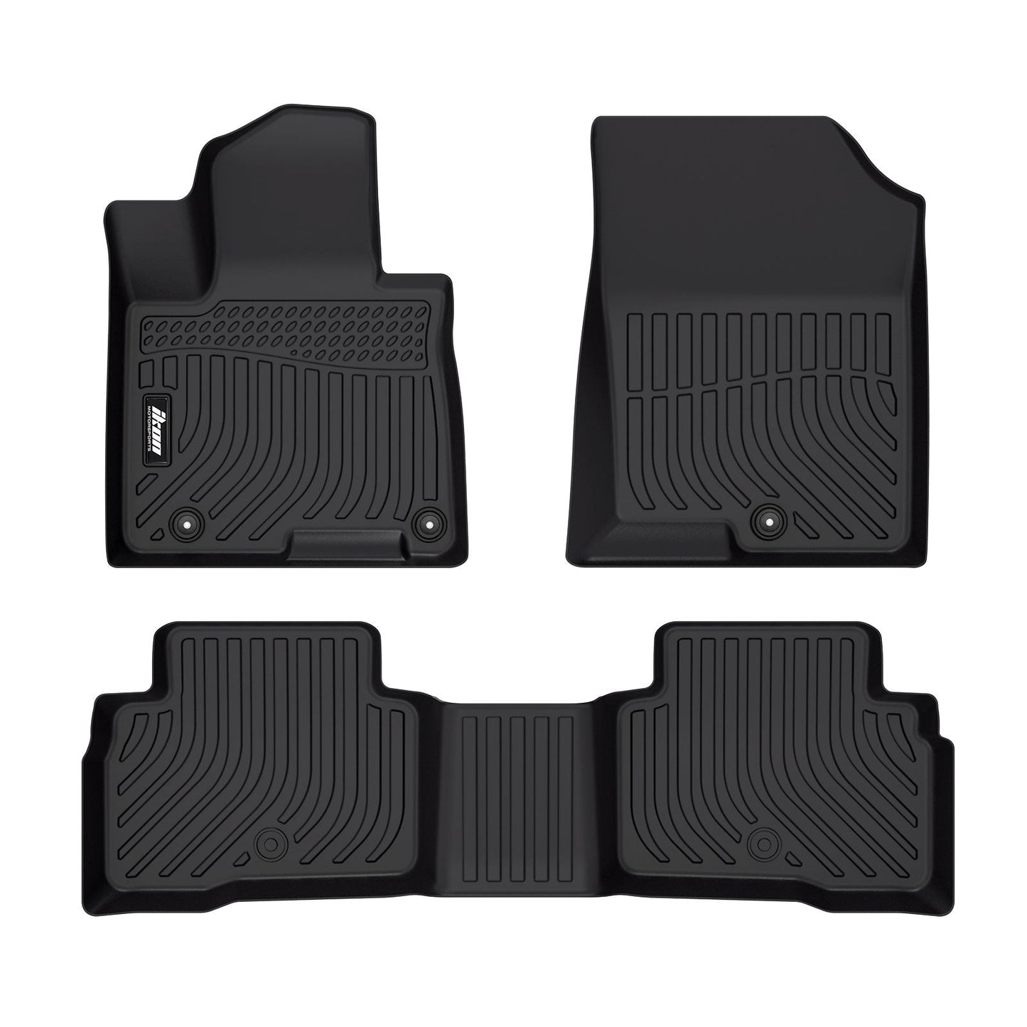 2022-2024 Hyundai Tucson Hybrid 3D Black Floor Mats + Trunk Mat TPE