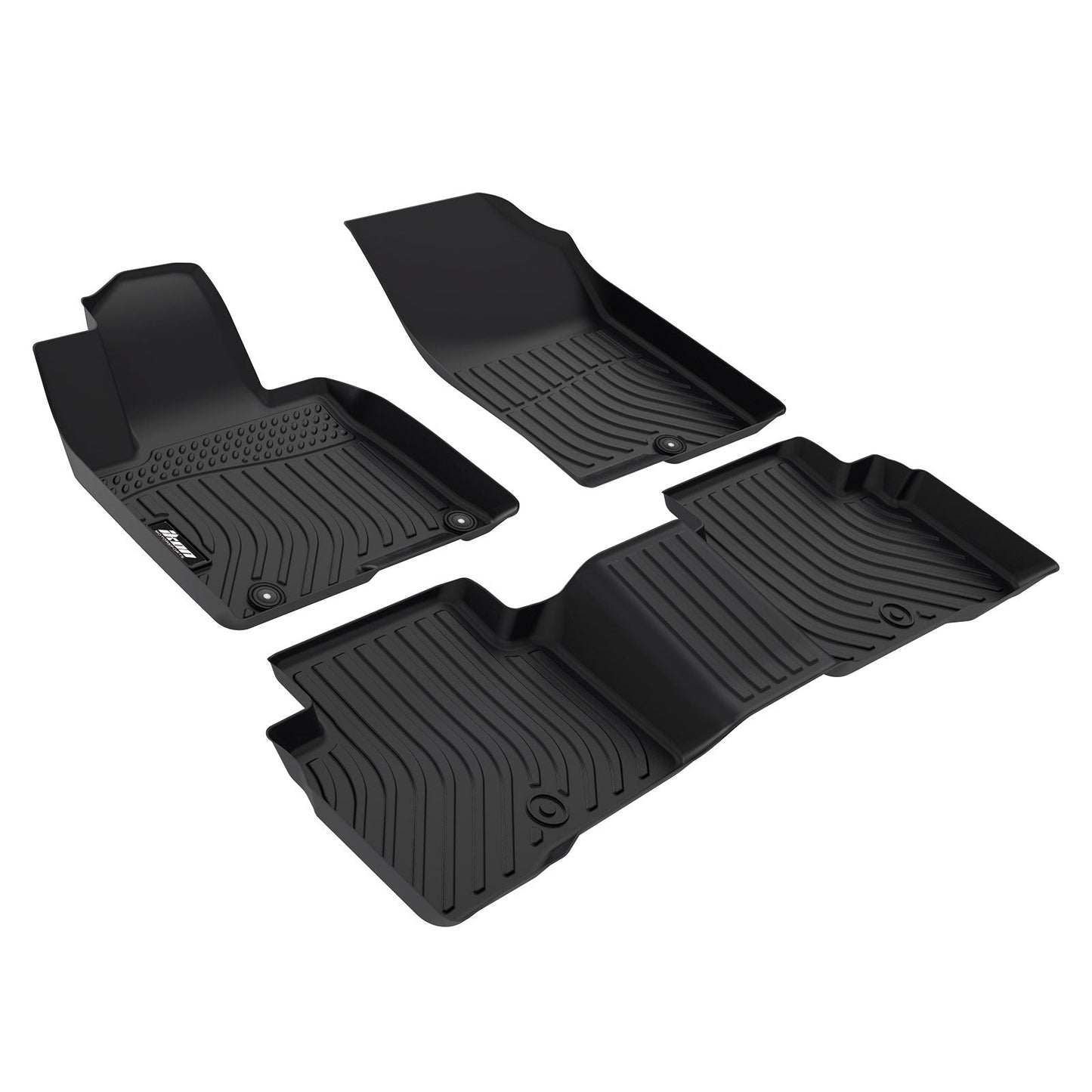 2022-2024 Hyundai Tucson Hybrid 3D Black Floor Mats + Trunk Mat TPE