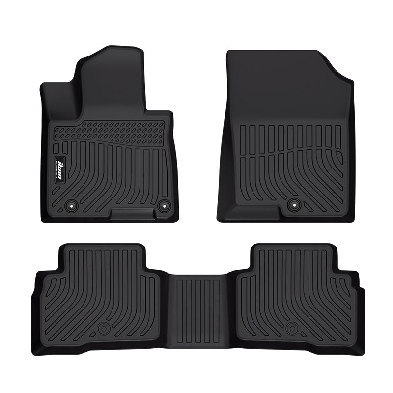 2022-2024 Hyundai Tucson Hybrid 3D Black Floor Mats + Trunk Mat TPE